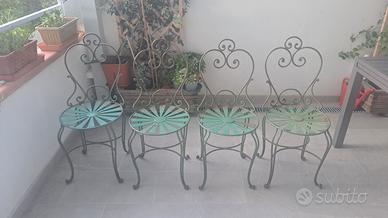 sedie da giardino