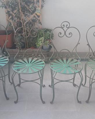sedie da giardino