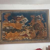 Coppia di Arazzi Decorativi con Cornice