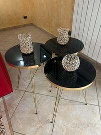 Tavolini 3 pezzi per salone
