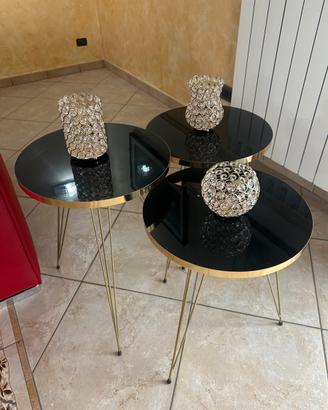Tavolini 3 pezzi per salone