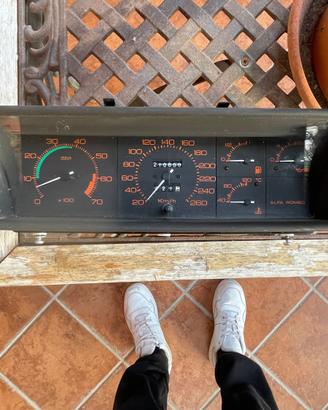 Quadro strumenti alfa 75 2.0 twin spark arancione