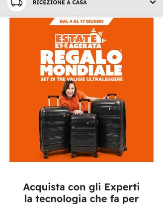 set di valigie 
