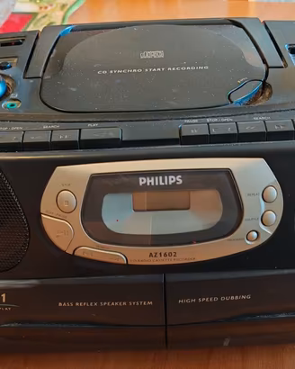 Stereo Boombox Vintage Philips AZ1602/00