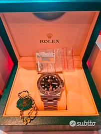 rolex explorer II 216570 nero full set 2016 anno