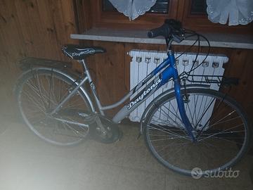 bici donna come nuova ruote da 28