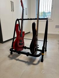 Hercules stand x3 chitarra/basso