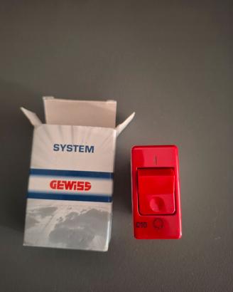 interruttore automatico magnetotermico gewiss 10A