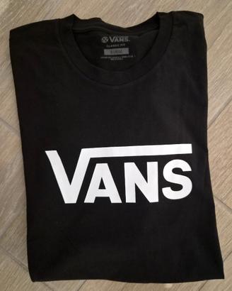 T-shirt maglia nera Vans