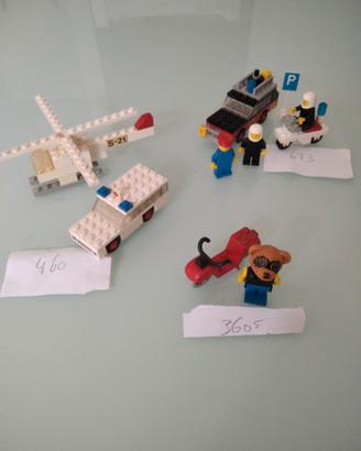 Lotto lego set 3605, 673 e 460 completi