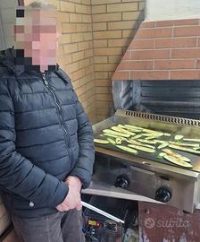 Piastra a Gas in Acciaio Inox