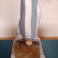 Decorazione Natalizia Grande 80cm Gnomo Scandinavo