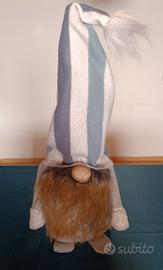 Decorazione Natalizia Grande 80cm Gnomo Scandinavo