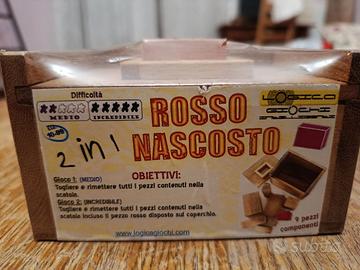 GIOCO ROMPICAPO IN LEGNO "ROSSO NASCOSTO"