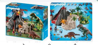 Playmobil 5230 vulcano con dimosauri