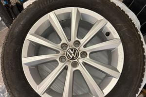 Cerchi in lega Volkswagen 16” + gomme Brigestone