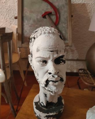 testa in gesso