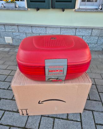 bauletto moto givi maxia rosso