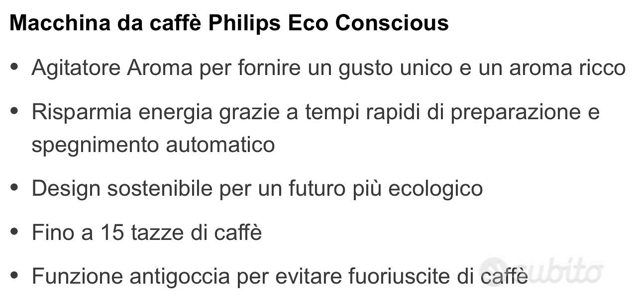 PHILIPS - Macchina Per Caffe' Americano Philips Eco Conscious