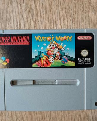 Cartuccia per Super Nintendo Wario's Woods