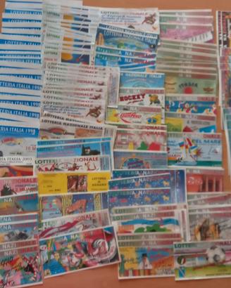 Biglietti lotterie nazionali anni 90/2000