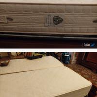 due materassi e due reti a molle