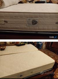 due materassi e due reti a molle