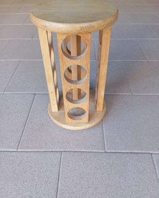 portaspezie girevole da bancone in legno 