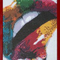 Quadro in diamond painting 5D