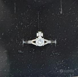 Anello stile Vivienne Westwood argento 925