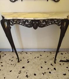 Splendida consolle  in ottone brunito