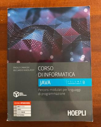 CORSO DI INFORMATICA JAVA VOL.B ISBN 9788836003310