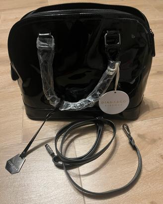 Borsa in vernice nera