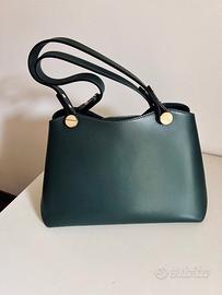 Borsa artigianale verde scuro