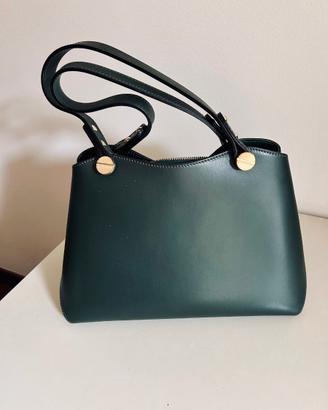 Borsa artigianale verde scuro