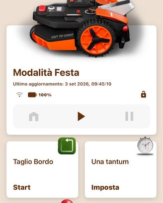 Robot rasaerba worx vision M