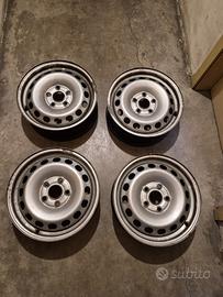 Cerchi in ferro originali Volkswagen 15”- set da 4