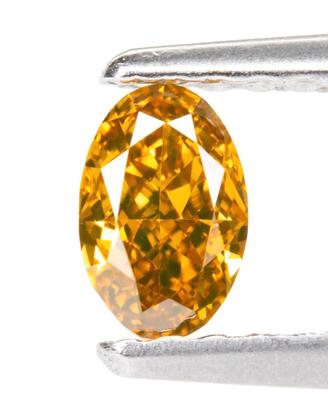 Diamante Naturale Fancy Intense Orange 0.30ct VS2