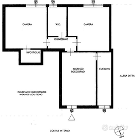 Appartamento con ingresso indipendente
