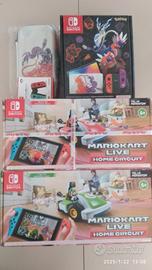 NINTENDO SWITCH + 2 GIOCHI (nuovi),MARIO KART LIVE