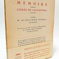 MÉMOIRE POUR LE COMTE DE CAGLIOSTRO ACCUSÉ... 1945