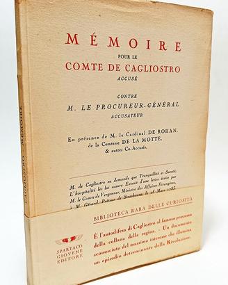 MÉMOIRE POUR LE COMTE DE CAGLIOSTRO ACCUSÉ... 1945