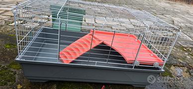 Gabbia per roditori + accessori.