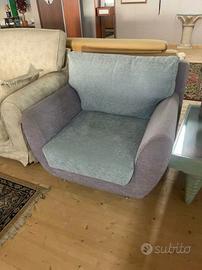 Poltrona in tessuto S 2595