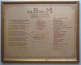 La Bodeguita del Medio · Stampa con menù cubano