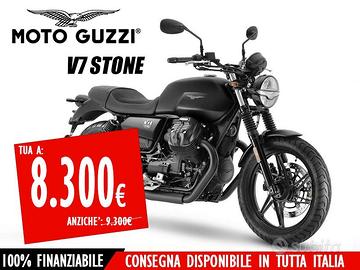 Moto Guzzi V7 STONE - TUA A 8.300€ - COMPLETAMENTE