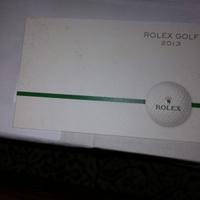 Rolex golf 2013 biglietto invito da collezione