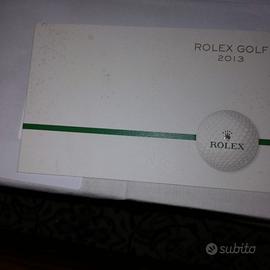Rolex golf 2013 biglietto invito da collezione