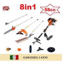 Decespugliatore 8 in 1 Multifunzione 58cc 