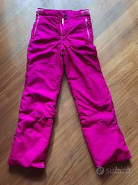 Pantaloni Sci Bambina 500 PNF Rosa Wedze (14 anni)